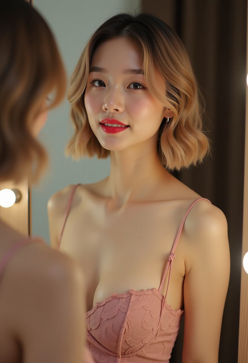 胶片颗粒仿生骨相妆